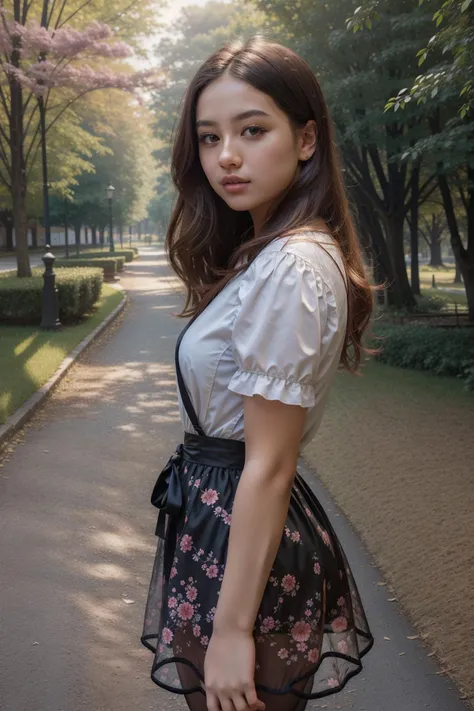 1girl, (designed by Arshile Gorky:0.9) , awardwinning VRay, elegant, Landscape of a ("Memory Loss":1.3) , it is very Frilled and Spiritual, complex Age of Reason background, lush street and forest, at Nighttime, shallow depth of field, Tranquil, Prehistoricore, flat lighting, pinhole lens, four colors, raytraced reflections, Floral motives, extremely beautiful, professional