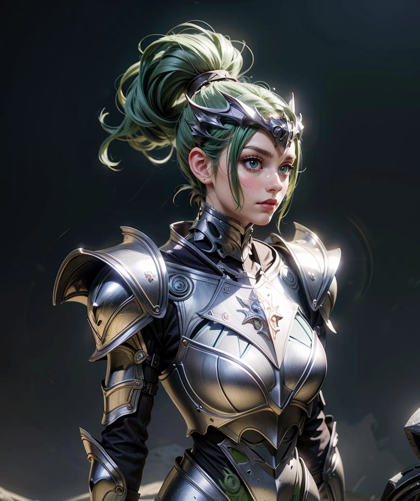 Masterpiece, best quality, volumetric lighting, volumetric shadows, <lora:more_details:0.6>
Spring Green cool girl, skeleton armor,
fantasy background, <lora:hades_armor_v1:0.7> hades_armor