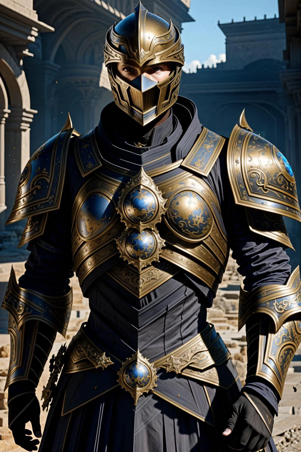 <lora:hadesarmor_v5:1> hadesarmor
masterpiece, highly detailed photorealistic 8k raw photo, best quality, surround volumetric lighting and shadows
a man in hadesbreastplate
factory background