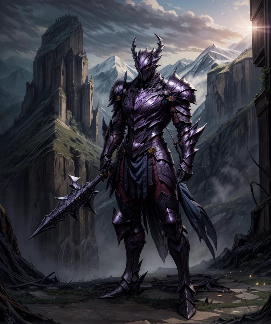 (masterpiece, best quality, HDR:1.2), volumetric lighting, volumetric shadows, phil haley style <lora:more_details:0.6>,
Mulberry Violet man, armor
science fiction,mountains background background <lora:hades_armor_v1:0.8> hades_armor