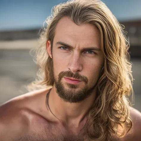(dvPortrait style:0.7), (handsome russian man:1.2), (85mm:0.9), f1.8, (skin pours:1.0), messy long hair, shadows, dynamic pose, professional portrait photography, subtle details, muted, desaturated, low contrast, (hdr:0.7), canon 5D