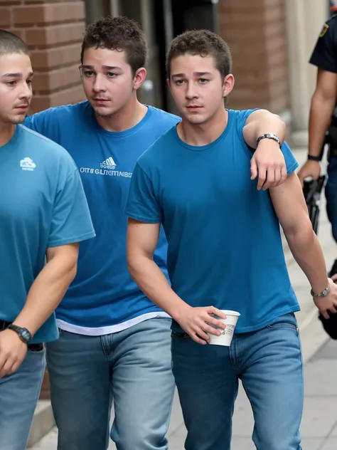 20yo man dg_ShiaLabeouf,wearing t-shirt and jeans,streets,cinematic,((full sharp, highly detailed skin)),
<lora:dg_ShiaLabeouf-06:0.6>,