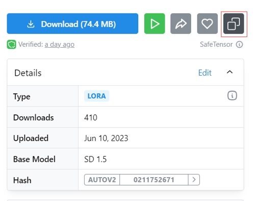 保存 civitai 的 .safetensors 模型的 metadata / Save metadata of .safetensors files on civitai  v1.0
