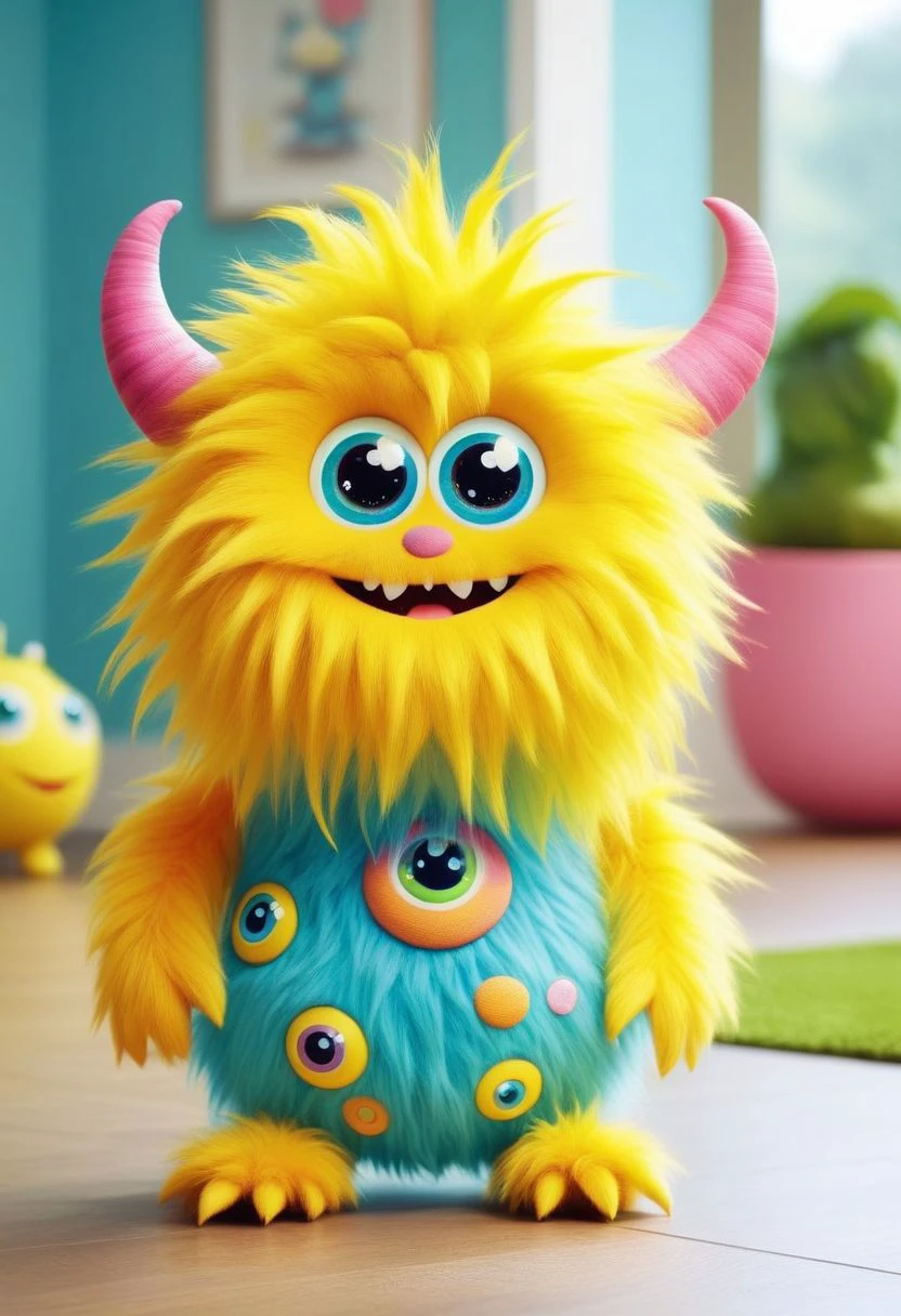 masterpiece, best quality, the cutest monster in the world