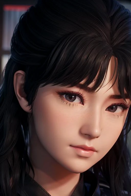 (day),in a Great east asian architecture, indoors,
Standing at attention,
Black outfit,black jacket,red scarf,
<lora:Xiao_Meng_Ravages-KK77-V1:0.7>,realistic,
long hair,black hair,
<lora:more_details:0.1>,
1 girl, 20yo,Young female,Beautiful Finger,Beautiful long legs,Beautiful body,Beautiful Nose,Beautiful character design, perfect eyes, perfect face,expressive eyes,perfect balance,
looking at viewer,(Focus on her face),closed mouth, (innocent_big_eyes:1.0),Light_Smile,
official art,extremely detailed CG unity 8k wallpaper, perfect lighting,Colorful, Bright_Front_face_Lighting,shiny skin,
(masterpiece:1.0),(best_quality:1.0), ultra high res,4K,ultra-detailed,
photography, 8K, HDR, highres, absurdres:1.2, Kodak portra 400, film grain, blurry background, bokeh:1.2, lens flare, (vibrant_color:1.2),professional photograph,
(Beautiful,large_Breasts:1.4), (beautiful_face:1.5),(narrow_waist),