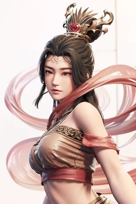(day),in a Great east asian architecture, indoors,
Standing at attention,
pink costume,Crown,
<lora:Xiao_Meng_Ravages-KK77-V1:0.7>,realistic,
long hair,black hair,
<lora:more_details:0.1>,
1 girl, 20yo,Young female,Beautiful Finger,Beautiful long legs,Beautiful body,Beautiful Nose,Beautiful character design, perfect eyes, perfect face,expressive eyes,perfect balance,
looking at viewer,(Focus on her face),closed mouth, (innocent_big_eyes:1.0),Light_Smile,
official art,extremely detailed CG unity 8k wallpaper, perfect lighting,Colorful, Bright_Front_face_Lighting,shiny skin, 
(masterpiece:1.0),(best_quality:1.0), ultra high res,4K,ultra-detailed,
photography, 8K, HDR, highres, absurdres:1.2, Kodak portra 400, film grain, blurry background, bokeh:1.2, lens flare, (vibrant_color:1.2),professional photograph, 
(Beautiful,large_Breasts:1.4), (beautiful_face:1.5),(narrow_waist),