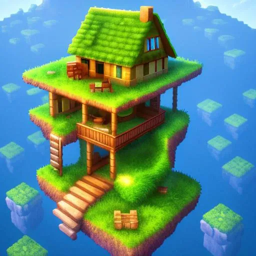 a house in a mountain