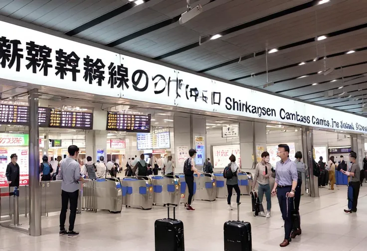 masterpiece, best quality, very aesthetic, absurdres,
shinosaka, chuoguchi, ticket gate, multiple boys, 6+boys, scenery, indoors, real world location, bag, pants, shirt, luggage, rolling suitcase
<lora:shinosakaeki_chuoguchi_SDXL_V1:1>