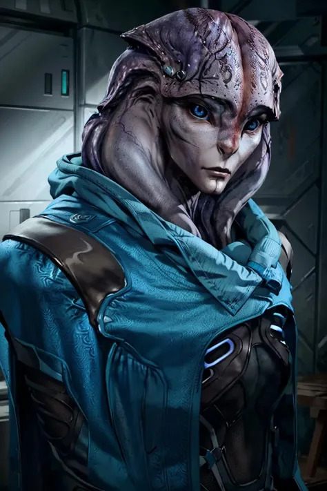 (masterpiece, best quality:1.3)
<lora:epi_noiseoffset2:1> <lora:add_detail:0.7> <lora:JaalMEA:0.9>
JaalMEA, alien, 1boy, solo, looking at viewer, blue eyes, male focus, portrait face lit, from left, NicoVideo, trending on artstation, posed, ethereal, unreal engine, W