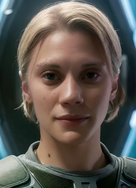 skswoman, happy, background, spaceship, epic (photo, studio lighting, hard light, sony a7, 50 mm, matte skin, pores, colors, hyperdetailed, hyperrealistic),   <lyco:Katee Sackhoff (Starbuck):1.1>