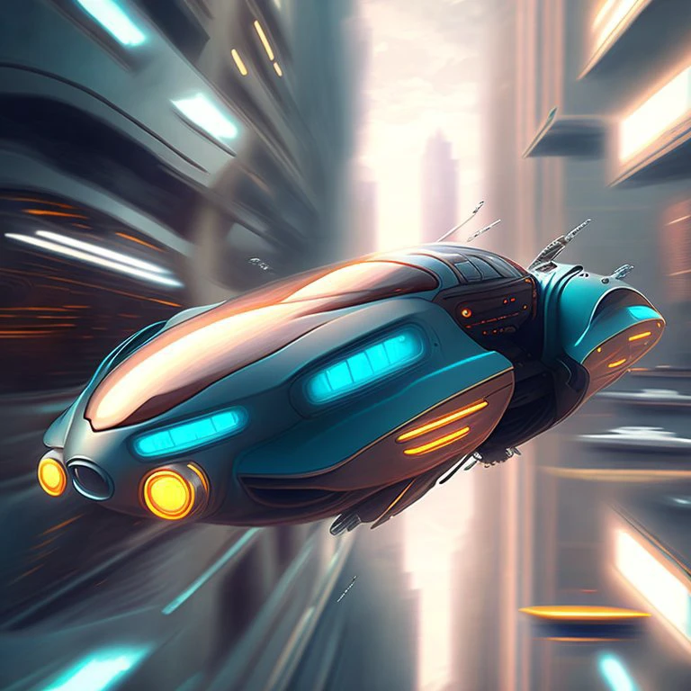 <lora:djzHoverCar_v21:1> Hover Car in future metropolis, realistic, cinematic, cuberpunk, HOVERCAR STYLE, CAR, FLYING, AIR,CITY, STREET, THROUGH THE AIR, DRIVING, TALL, BUILDING, SCI - FI, CITYSCAPE