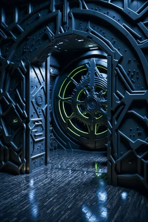hdr, highest quality, cinematic lighting and particles, science fiction, stargate sg-1, stargate command gate room [this is not a part os the prompt - every image uses highres fix with 2x upscaling and 4x_RealisticRescaler_100000_G scaler]
