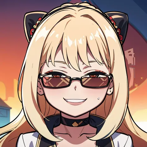 ((Masterpiece, best quality,edgQuality)),smug,smirk,IncrsAnyasHehFaceMeme,chibi
Blonde Nadia with ((sunglasses)) and a choker,
<lora:AnyasHehFaceMeme:1>,
<lora:Ultimate_Nadia:0.5> <lora:DarkCabalChibiStyle:0.775>