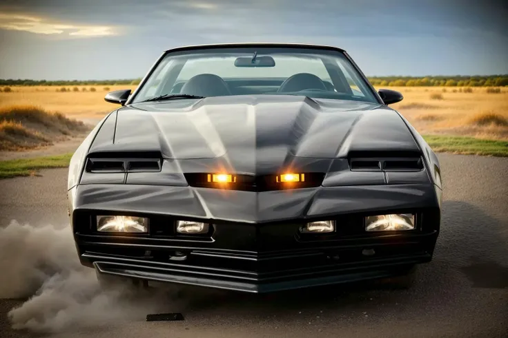 <lora:LoHa_SuperKittV2:0.7> sprktt
Recreate K.I.T.T. from Knight Rider with the utmost attention to detail and in the highest possible quality. Generate an 8K-resolution image that features K.I.T.T. against a spectacular and awesome background, designed to capture the essence of the iconic series. Utilize atmospheric volumetric lighting to emphasize the car's legendary design and create a scene that pays homage to the dynamic visuals of Knight Rider. Strive for the highest quality and detail, ensuring that the final shot is a masterpiece that truly does justice to the legendary vehicle and the spirit of the series.