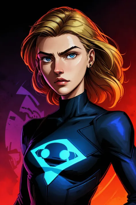 (style of Dave Gibbons:1.15), shadow art style portrait of <lora:sd15_TessaGreiner_locon_24_v1-000015:1> TessaGreiner, face, eyes, arcane symbols