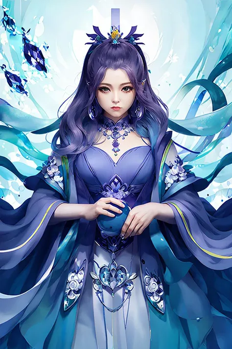 official art, highest details, beautiful and aesthetic, fractal art, colorful, Masterpiece, best quality, 1girl, <lora:kwFemaleBeta32_v13:0.6>, cnxianxia, <lora:0000_aiMeishi_xianxia_lora:0.1>