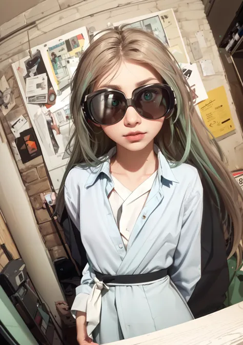 (masterpiece, best quality), 1girl, c.c., cosplay, feet, green hair, long hair, looking at viewer, parted lips, realistic, solo, straitjacket,