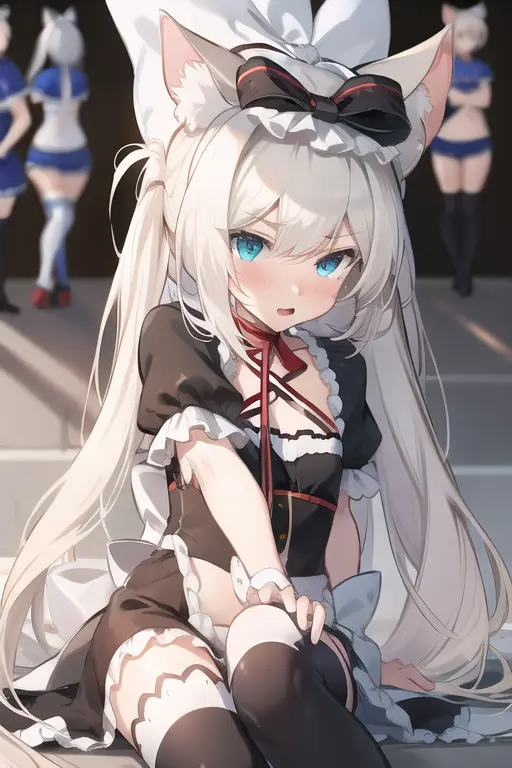 hammann_\(azur_lane\),1girl, solo, sitting, looking_at_viewer,black_thighhighs,(UseControlNet:0.0)