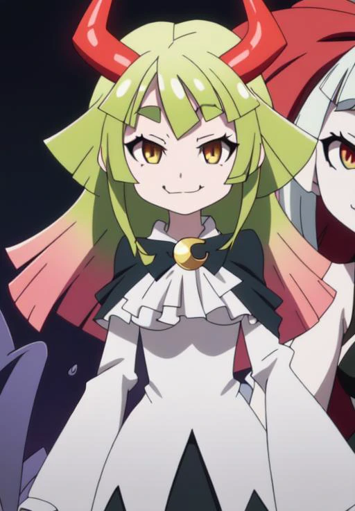 looking at viewer, <lora:DayBreakIllusion:0.8>, Luna_Monster, solo, smile, closed mouth,