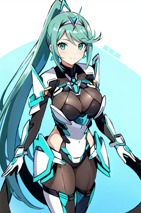 pneuma \(xenoblade\), 1girl, absurdres, bangs, breasts, chest jewel, earrings, gem, gloves, greek text, green eyes, green hair, headpiece, highres, inuisbink, jewelry, large breasts, long hair, ponytail, solo, swept bangs, tiara, very long hair, xenoblade chronicles \(series\), (xenoblade chronicles 2),
<lora:mythra_pyra_pneuma-000042:0.5>