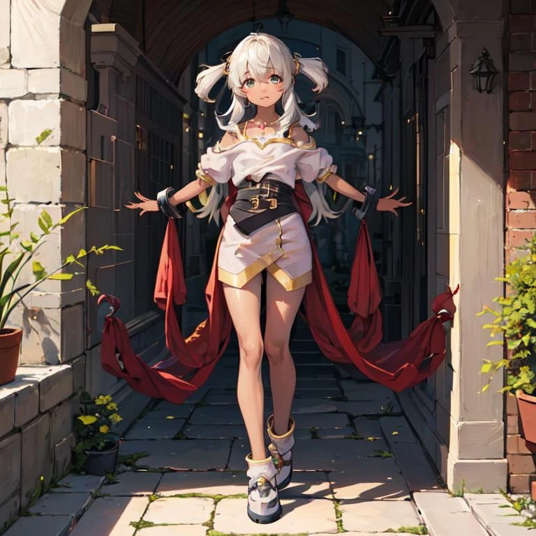 (masterpiece, top quality, best quality, beautiful, and aesthetic:1.2) peppit4<lora:peppitaproject1-10:.9> 1girl, tan skin, full body portrait,