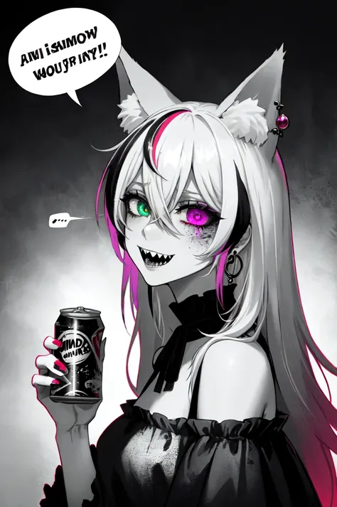 VictorianFoxGirl, detailed face, detailed eyes, official art, PoodaBeepVibesV2 SpeechBubble-Test PringlesCanMAybe