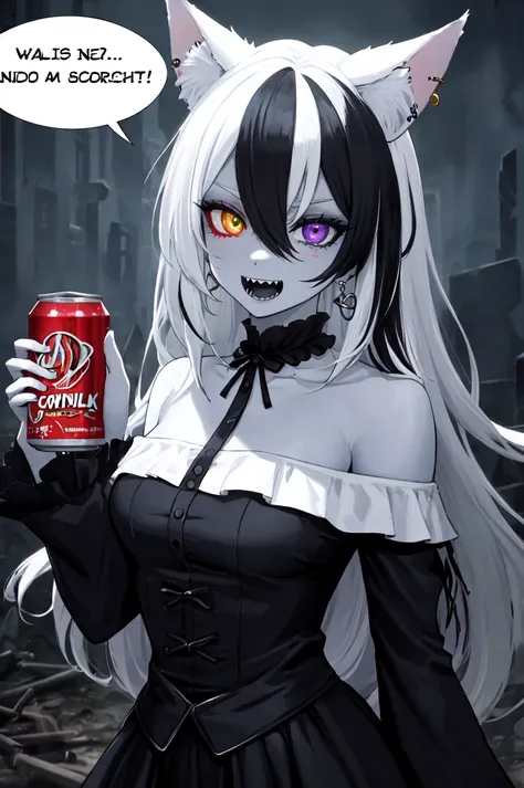 VictorianFoxGirl, detailed face, detailed eyes, official art, PoodaBeepVibesV2 SpeechBubble-Test PringlesCanMAybe
