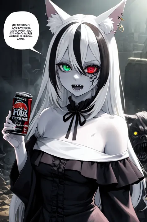 VictorianFoxGirl, detailed face, detailed eyes, official art, PoodaBeepVibesV2 SpeechBubble-Test PringlesCanMAybe