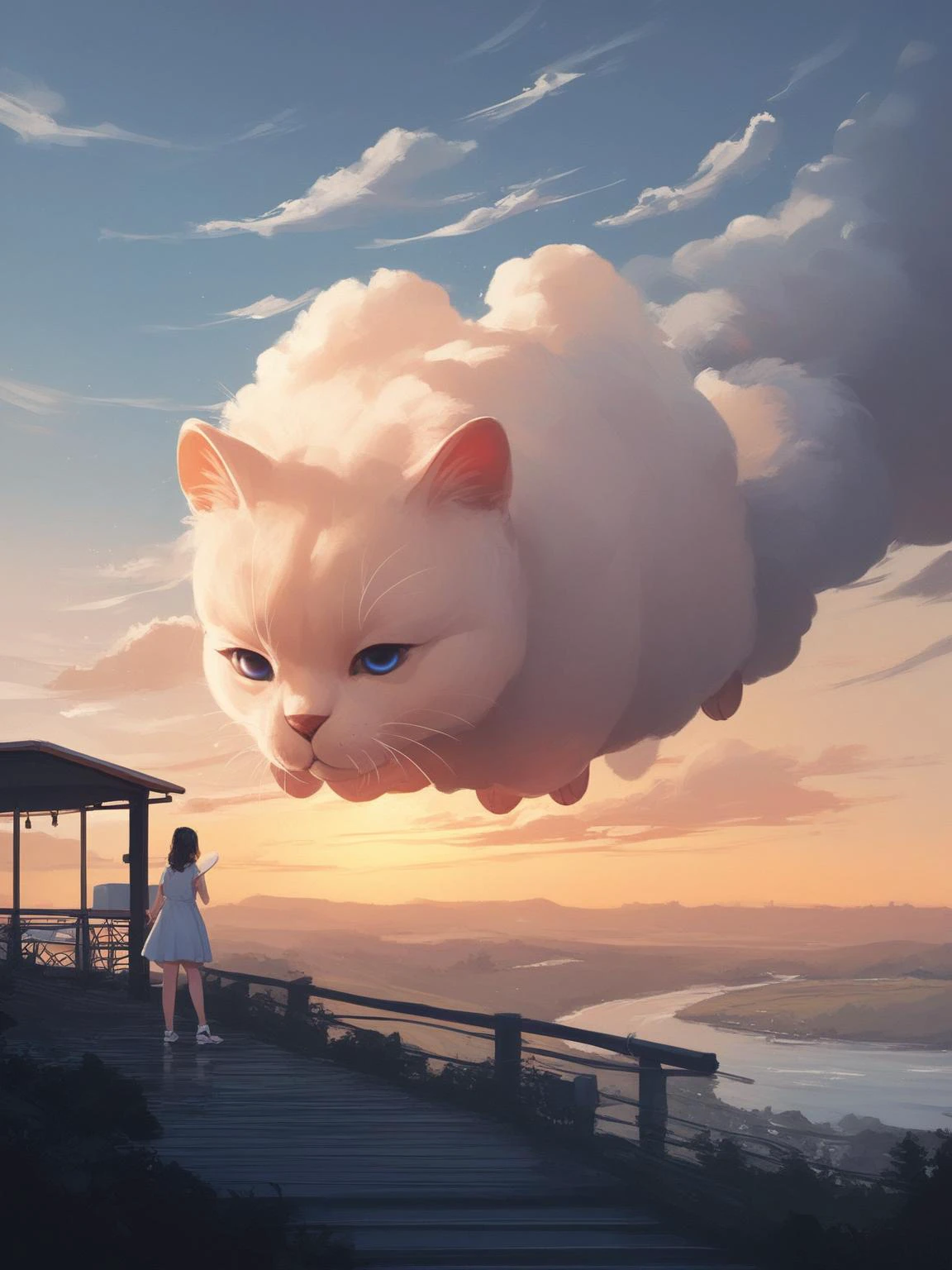 score_9, score_8_up, score_7_up, score_6_up, BREAK
CONCEPT_Oversized_Animal_ownwaifu,
oversized animal,
1girl, outdoors, cloud, standing, sky, from behind, day,
<lora:PONYXL_CONCEPT_Oversized_Animal_ownwaifu:0.9> , depth of field
,