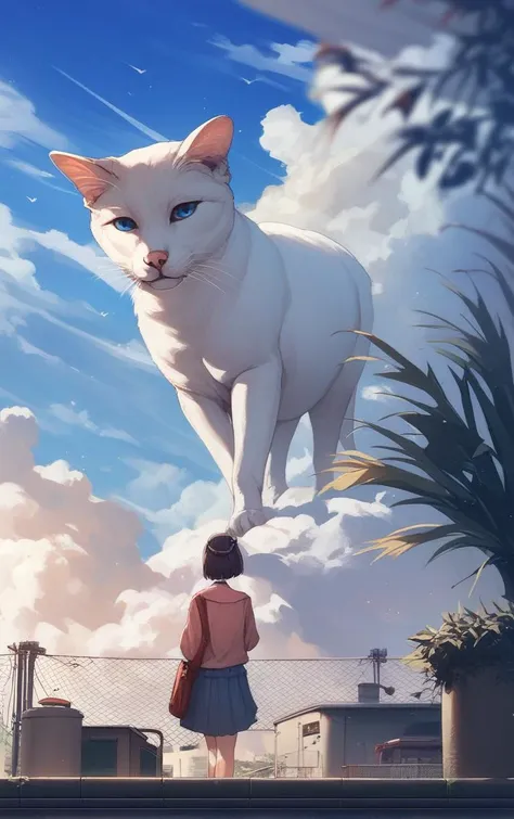 score_9, score_8_up, score_7_up, score_6_up, BREAK
CONCEPT_Oversized_Animal_ownwaifu, 
oversized animal,  
1girl, outdoors, cloud, standing, sky, from behind, day, 
<lora:PONYXL_CONCEPT_Oversized_Animal_ownwaifu:1> , depth of field 
,