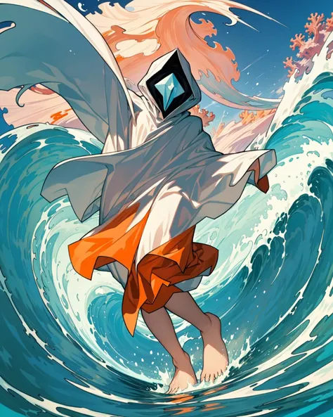 (full body:1.4), photo of a lady, (solo focus:1.4), (french_braid), (from view),
white ghost, hood, cloak, (faceless), floating, ghost costume,
(seductive pose:1.4),
((Self-fulfilling prophecy,CoralOrange ,Wave propagation,Supersolid,Unfathomable,Drifting,Cuboid magic:1.0):1.3),
(best composition, best quality:1.4) <lora:GhostCostumeV1:1>