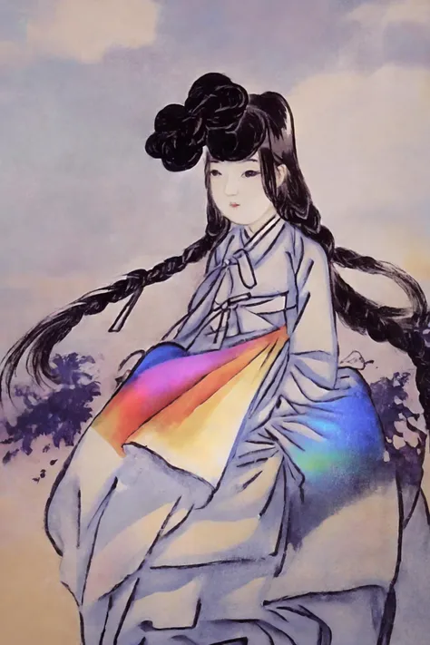iridescent painting, prismatic, holographic, chromatic aberration,
masterpiece, best quality, 1girl, <lora:kwFemale_Beta40-SDXL_v1:1>, chinese,waifu