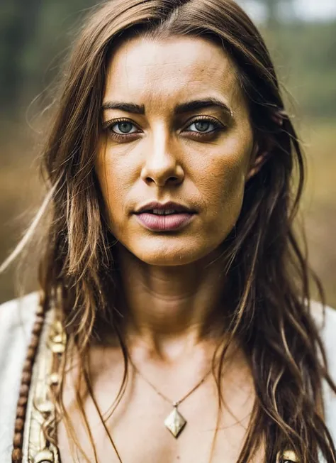 analog style, modelshoot style, A stunning intricate full color portrait of (35 years old sks woman:1) as (viking warrior woman), (barbarian), epic character composition, by ilya kuvshinov, alessio albi, nina masic, sharp focus, natural lighting, subsurface scattering, f2, 35mm, film grain, <lora:locon_emilyhart_v1_from_v1_64_32:1.4>