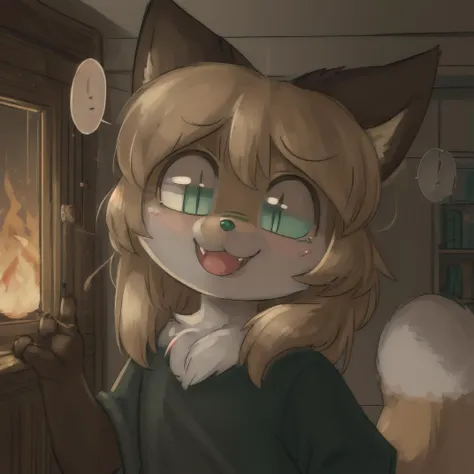 <lora:Averiv0.2:.8> (((young))), (((child))), burning down house, flames, bright, happy, smiling, realistic lighting, vivid colors, vivid, 1girl, furry, portrait, green eyes, ((photorealism)), fox ears, speechbubble OK, Masterpiece, best quality