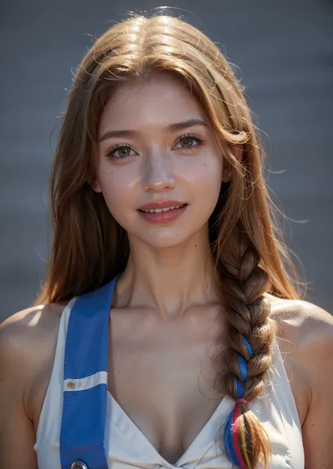 1girl, solo, upper body, looking at viewer, white background, long hair, nurse, sexy nurse, multicolored hair,  <lora:Briana-01:1>