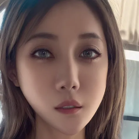 dressed, (photo realistic:1.4), (hyper realistic:1.4), (realistic:1.3),(smoother lighting:1.05), (increase cinematic lighting quality:0.9), 32K,1girl,20year,realistic lighting, backlighting, light on face, ray trace, (brightening light:1.2), (Increase quality:1.4),(best quality real texture skin:1.4), finely detailed eyes, finely detailed face, finely quality eyes,
(tired and sleepy and satisfied:0.0), face closeup, t-shirts,(Increase body line mood:1.1), (Increase skin texture beauty:1.1) <lora:feifei_20230605175213:0.9>