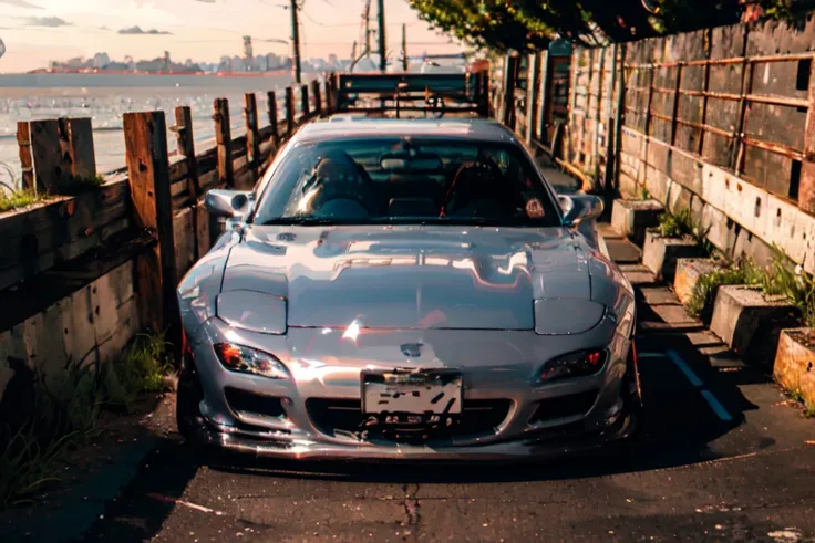 (masterpiece,best quality:1),official art,extremely detailed CG unity 8k wallpaper,illustration, light,car, bright, motor vehicle, ground vehicle, sports car, vehicle focus, wet, outdoors, morning, summer, sunny,shine,moving,speed, tokyo, shinjuku \(tokyo\),shibuya \(tokyo\),skyscraper,traffic,road sign,1990s \(style\),wide shot, wide angle, <lora:ligneClaireStyleCogecha_v10:1.2> <lora:FD3S-000008:1>