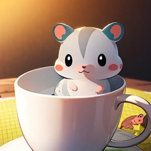 ultra-detailed,highly detailed,best quality,masterpiece,illustration, 
ljkm,hamster, cartoonized,0w0,in cup, 
<lora:ljkm_20230910002124-000013:0.7>