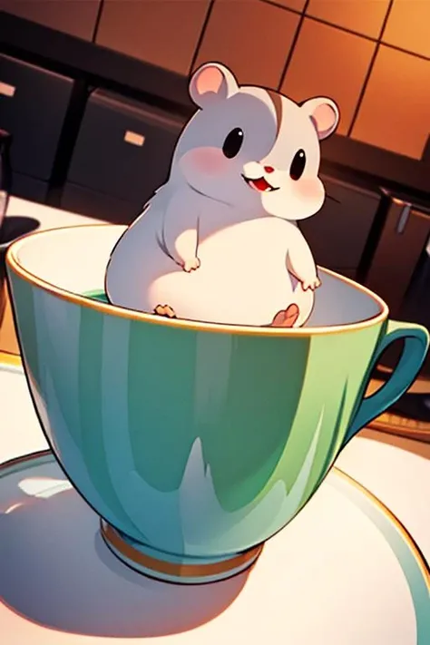 ultra-detailed,highly detailed,best quality,masterpiece,illustration, 
ljkm,hamster, cartoonized,0w0,in cup, 
<lora:ljkm_20230910002124-000013:0.7>