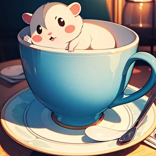 ultra-detailed,highly detailed,best quality,masterpiece,illustration,
ljkm,hamster, cartoonized,0w0,in cup,
<lora:ljkm_20230910002124-000013:0.7>