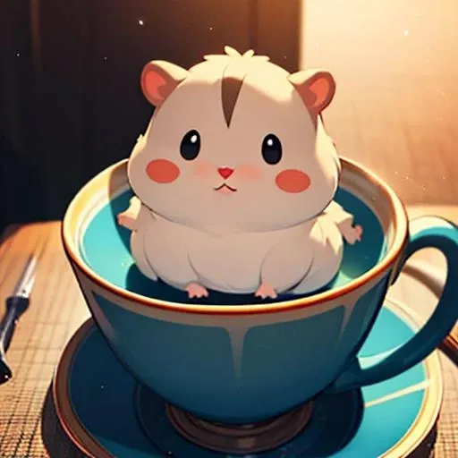 ultra-detailed,highly detailed,best quality,masterpiece,illustration, 
ljkm,hamster, cartoonized,0w0,in cup, 
<lora:ljkm_20230910002124-000013:0.7>