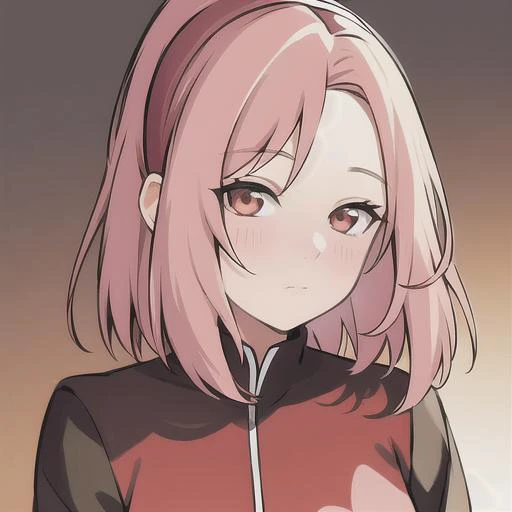 masterpiece,bestquality,highlydetailed,ultra-detailed,extremely detailed CG unity 8k wallpaper, illustration, 1girl, bangs, black_hair, blush, brown_eyes, eyebrows_visible_through_hair, flower, hair_flower, hair_ornament, heart, paper_fan, red_flower, red_rose, rose, short_hair, sakura haruno, looking_at_viewer, solo,<lora:sakura:0.7>
