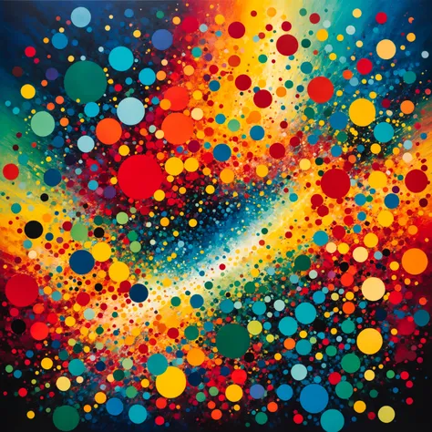 The vibrant display of multicolored specks danced and flickered across the canvas of my vision, cinematic shot + dynamic composition, incredibly detailed, sharpen, details + intricate detail + professional lighting, film lighting + 35mm + anamorphic + lightroom + cinematography + bokeh + lens flare + film grain + HDR10 + 8K + Roger Deakins, ((cinematic))