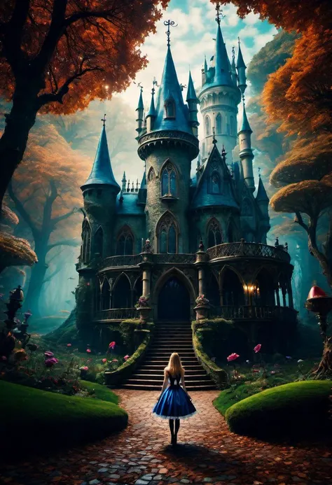 Stunningly-Beautiful-Gothic-Alice
Location: Wonderland, A Dream World.
Detailed-Face,Detailed-Body,Gothic-Dreamlike-Fantasy, Realistic-Shadows, Perfect-Quality, Photorealistic, Most-Beautiful