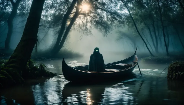 (a floating gaseous eye) in a horrific swamp, creature, horror, ectoplasm, ghost, translucent, (nightmare), chaos, sauron, masterpiece, best quality, (intricate details), (****), eldritch, glow, glowing eyes, horror, misty, ectoplasm, translucent, volumetric lighting, unique pose, dynamic pose, dutch angle, 35mm, anamorphic, lightroom, cinematography, film grain, HDR10, 8k hdr, Steve McCurry, ((cinematic)), RAW, color graded portra 400 film, remarkable color, 