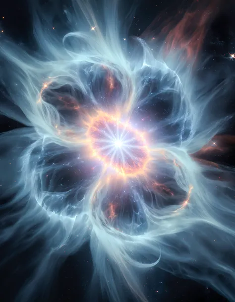 (a supernova) in space around a nebula, space, nebula, ectoplasm, translucent, chaos, (cosmic horror:1.3), dreamlike, intricate details, sharp focus, photography, photorealism, photorealistic, 8k, soft focus, volumetric light, (intricate details), (hyperdetailed), 8k hdr, high detailed, lot of details, high quality, soft cinematic light, dramatic atmosphere, atmospheric perspective,