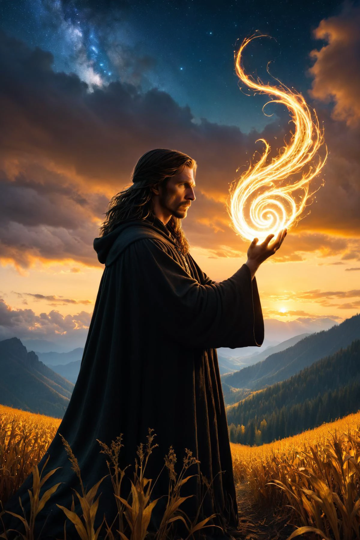(by Phil Koch and Franklin Carmichael :1.20), (by Chris LaBrooy and Phuoc Hoai Nguyen and Brad Kunkle 0.80) , casting a spell , watercolor <lora:watercolor_by_ntc:1.00> <lora:more_art:0.30><lora:clothing_slider:2.00><lora:great_lighting:1.50><lora:aesthetic:1.50><lora:photorealistic_portrait:1.50><lora:RMSDXL_Enhance:0.50><lora:RMSDXL_Creative:0.50><lora:RMSDXL_Photo:0.50><lora:RMSDXL_Darkness_Cinema:0.50><lora:extremely_detailed:1.50><lora:perfect_eyes:0.15><lora:perfect_hands:0.15><lora:midjourney:-0.15><lora:dpo:0.25>
