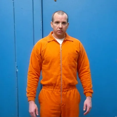 bird, prison, orange suit, vhslora