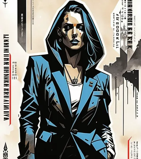 (a girl with a beautiful face), ((Wearing a blazer over a hoodie)), blazer, hoodie,(cyberpunk 2077 cityscape), (<lora:cybergraphic_sdxl:0.8>), cyberpunk 2077, cyberpunk, synthwave, 1980s, futurism, brutalism, neuromancer, leading a horde army, thousands of warriors, futuristic attire, future soldier, in wh40k, Warhammer 40,000, death korps of krieg, dkok, astra militarum, space marines, epic battle, only war, wearing huge pauldrons, WWI, trenches, dirt, battle,Warhammer, wh40k, astra militarum, on an alien planet, fighting, guns, screaming, (wearing huge pauldrons),in a village of anthropomorphic rabbits,art by Agnes Cecile,art by Antoine Le Nain, art by Antoine Verney-Carron
