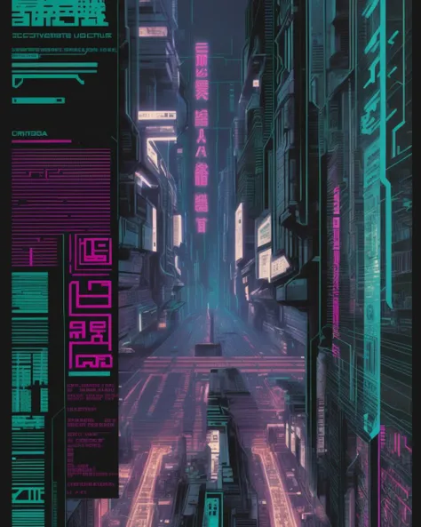 cyberpunk graphics, (( Echoes of William Gibson resonate in a cityscape where hackers manipulate digital strings, unraveling a web of deceit. ))<lora:cybergraphic_sdxl:1.0>